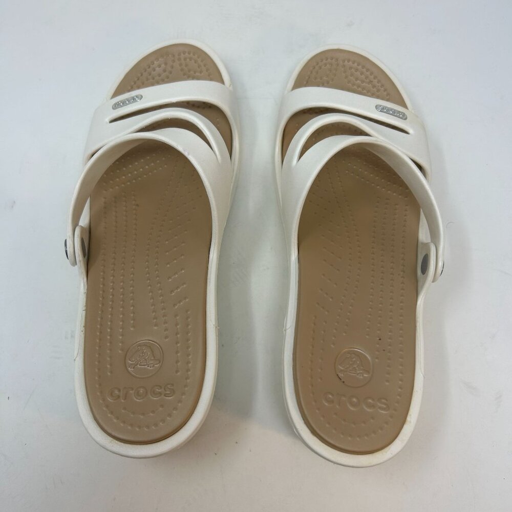 Crocs Patricia Wedge Sandals Womens Size 10 - Picture 6 of 8